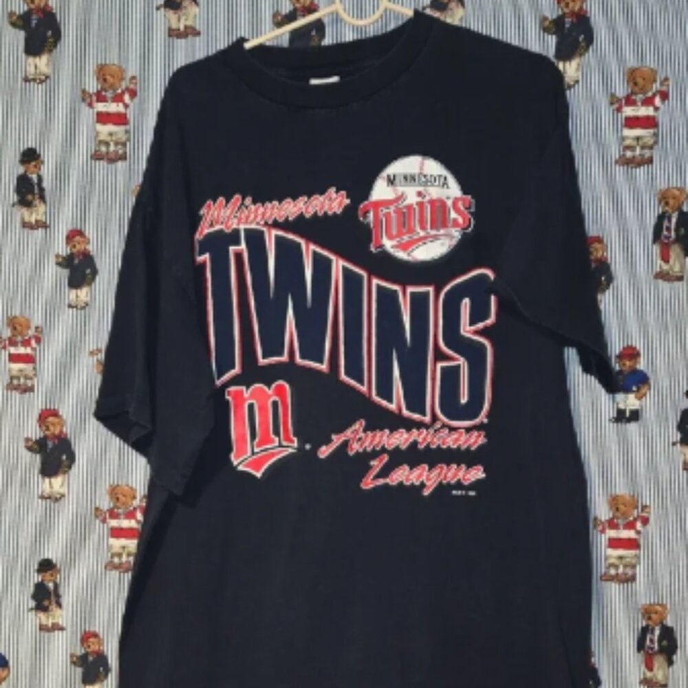 Vintage 90s Salem Minnesota Twins T Shirt Xl Made In Usa
